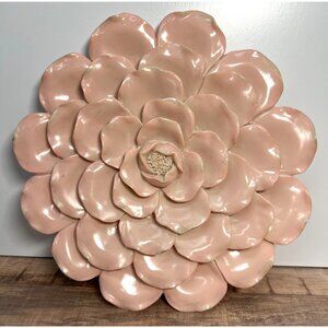 Pink Ceramic Floral Wall Art By Target